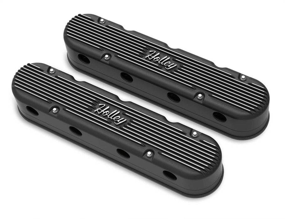 Holley 241-172 Vintage Series Valve Covers - Truck Part Superstore