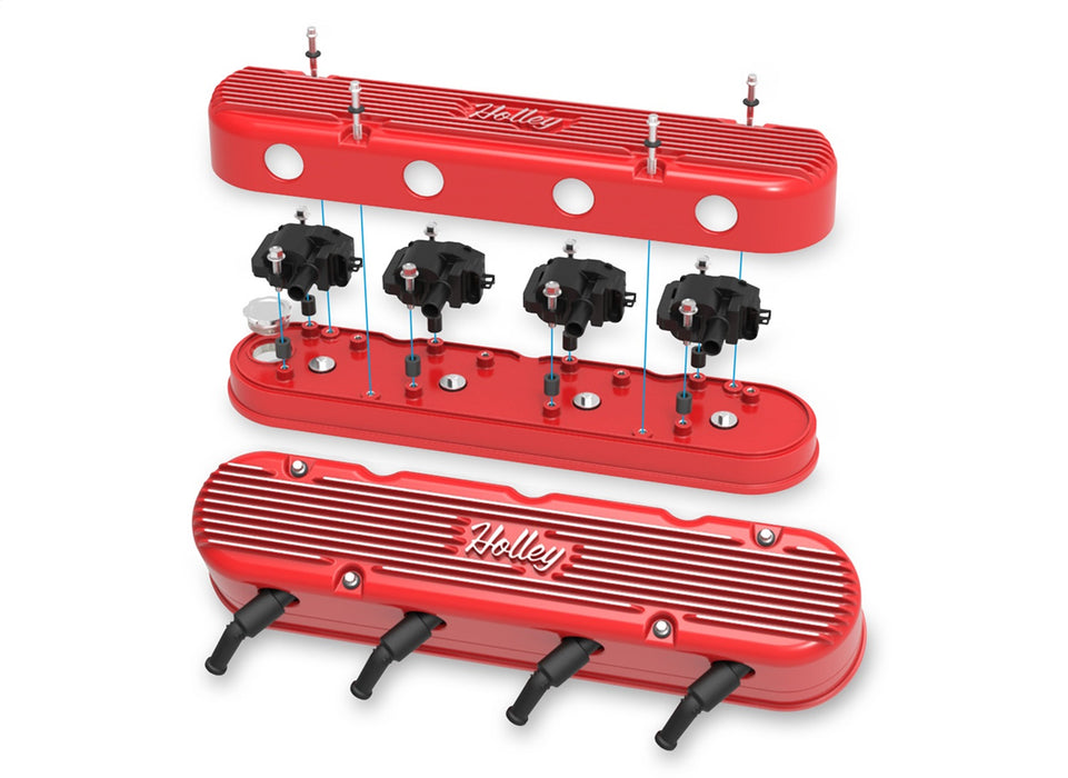Holley 241-174 Vintage Series Valve Covers - Truck Part Superstore