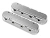 Holley 241-176 LS Valve Cover; 2 pc.; Chevrolet Logo; Polished Finish; - Truck Part Superstore