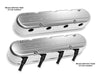 Holley 241-176 LS Valve Cover; 2 pc.; Chevrolet Logo; Polished Finish; - Truck Part Superstore