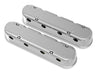 Holley 241-181 Aluminum Valve Cover Set; 2 pc.; Cast Aluminum; Polished Finish; - Truck Part Superstore