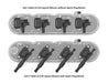 Holley 241-181 Aluminum Valve Cover Set; 2 pc.; Cast Aluminum; Polished Finish; - Truck Part Superstore