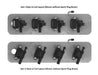Holley 241-190 LS Valve Cover; 2 pc.; Pontiac Style; Cast Aluminum; Natural Cast Finish; - Truck Part Superstore
