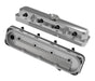 Holley 241-191 LS Valve Cover; 2 pc.; Pontiac Style; Cast Aluminum; Polished Finish; - Truck Part Superstore