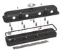 Holley 241-192 LS Valve Cover; 2 pc.; Pontiac Style; Cast Aluminum; Satin Black Finish; - Truck Part Superstore