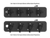 Holley 241-192 LS Valve Cover; 2 pc.; Pontiac Style; Cast Aluminum; Satin Black Finish; - Truck Part Superstore