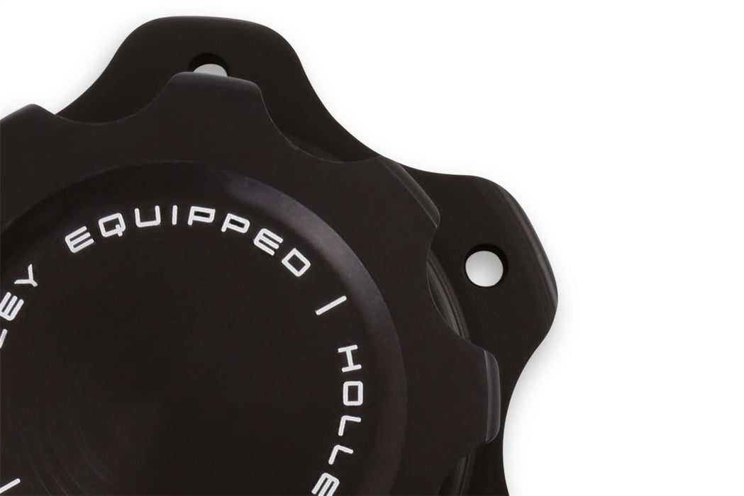 Holley 241-226 Fuel Cell Cap; Billet w/6 Hole Flange; - Truck Part Superstore