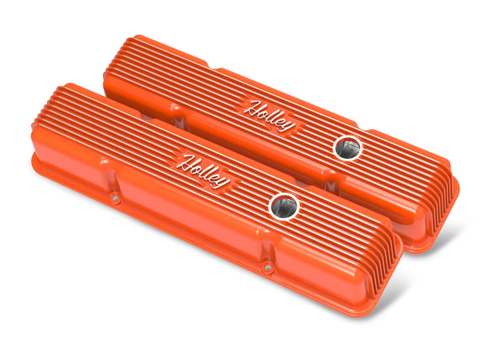 Holley 241-239 Vintage Series Valve Covers - Truck Part Superstore