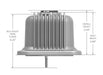 Holley 241-246 Valve Covers; Center-Bolt Finned; w/o Emissions Port; Natural Finish; - Truck Part Superstore