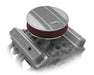 Holley 241-246 Valve Covers; Center-Bolt Finned; w/o Emissions Port; Natural Finish; - Truck Part Superstore