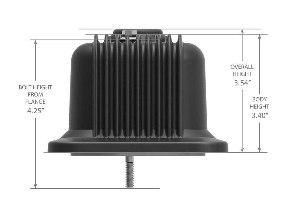 Holley 241-247 Valve Covers; Center-Bolt Finned; w/o Emissions Port; Black Finish; - Truck Part Superstore