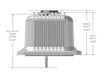 Holley 241-248 Valve Covers; Center-Bolt Finned; w/o Emissions Port; Polished Finish; - Truck Part Superstore