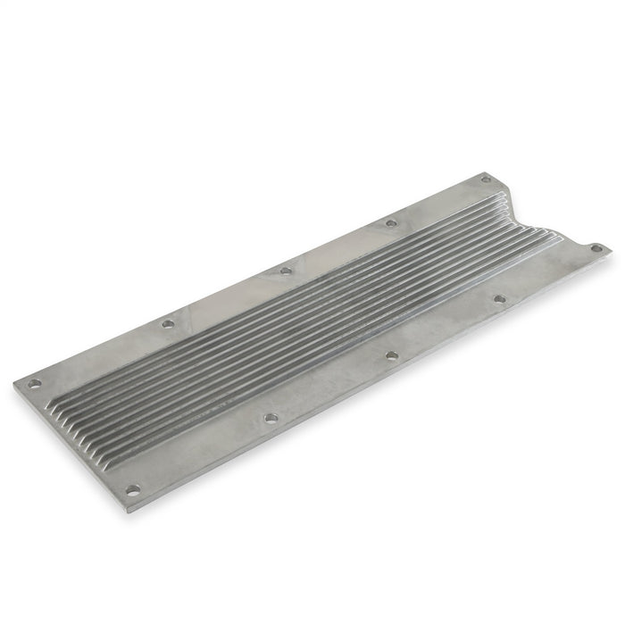 Holley 241-256 LS Valley Cover; Finned; Natural Finish; Cast Aluminum; - Truck Part Superstore