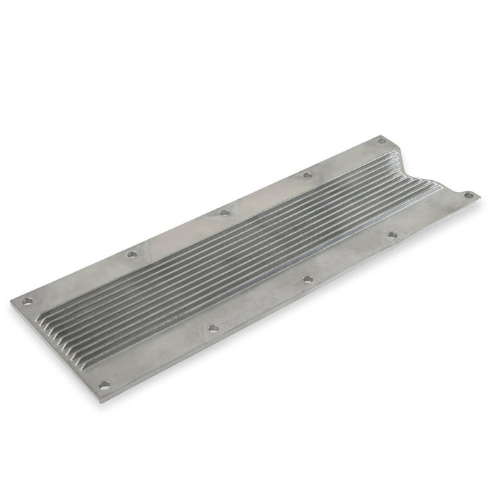 Holley 241-256 LS Valley Cover; Finned; Natural Finish; Cast Aluminum; - Truck Part Superstore