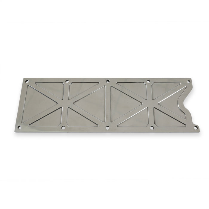 Holley 241-261 LS Valley Cover; Trussed; Polished Finish; - Truck Part Superstore