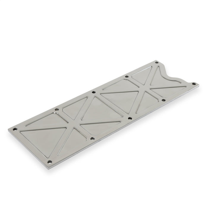 Holley 241-261 LS Valley Cover; Trussed; Polished Finish; - Truck Part Superstore