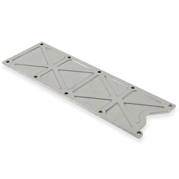 Holley 241-261 LS Valley Cover; Trussed; Polished Finish; - Truck Part Superstore