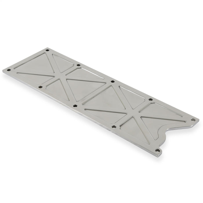 Holley 241-261 LS Valley Cover; Trussed; Polished Finish; - Truck Part Superstore