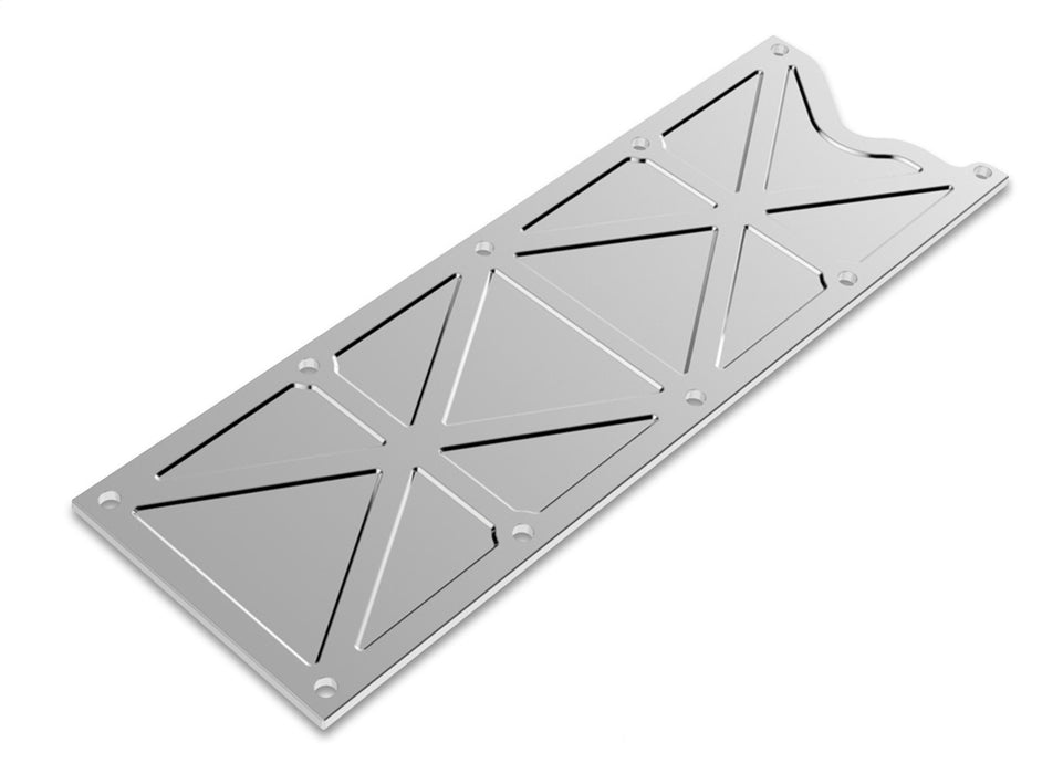 Holley 241-260 LS Valley Cover; Trussed; Natural Finish; Cast Aluminum; - Truck Part Superstore