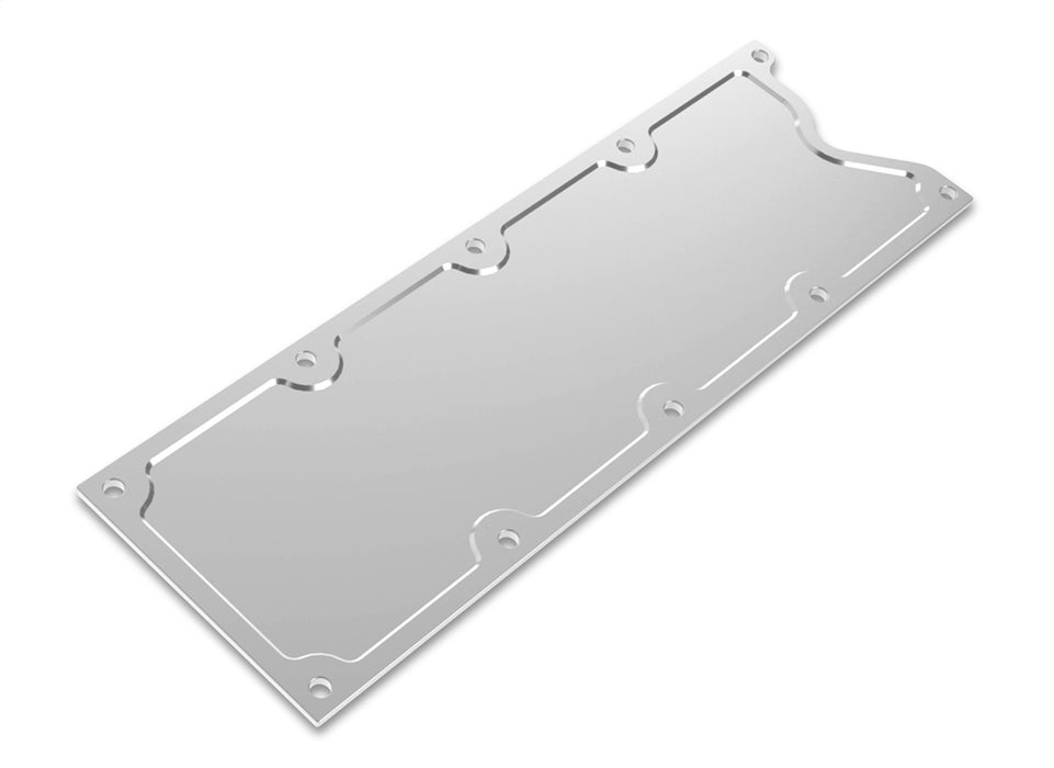 Holley 241-260 LS Valley Cover; Trussed; Natural Finish; Cast Aluminum; - Truck Part Superstore