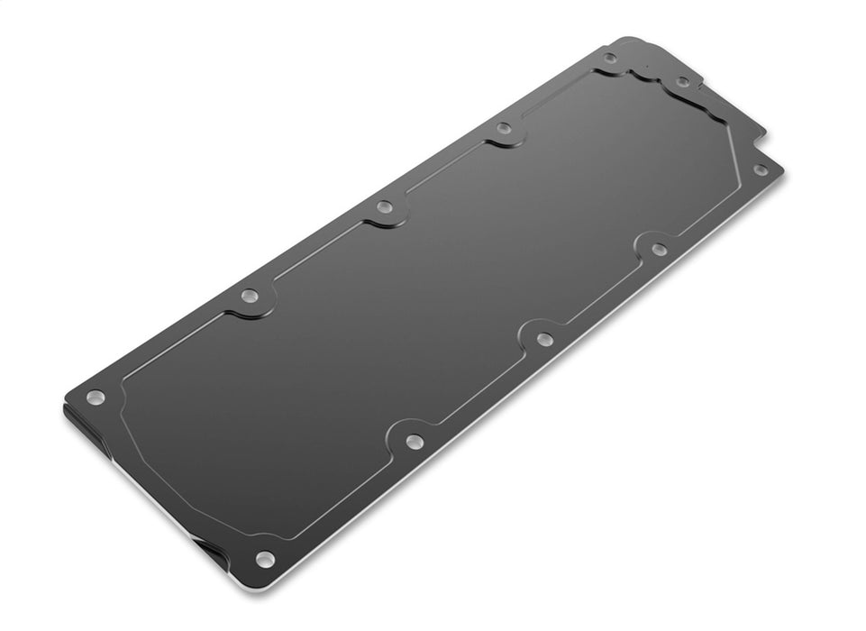 Holley 241-265 LS Valley Cover; Trussed; Satin Black Anodized Finish; Billet Aluminum; - Truck Part Superstore