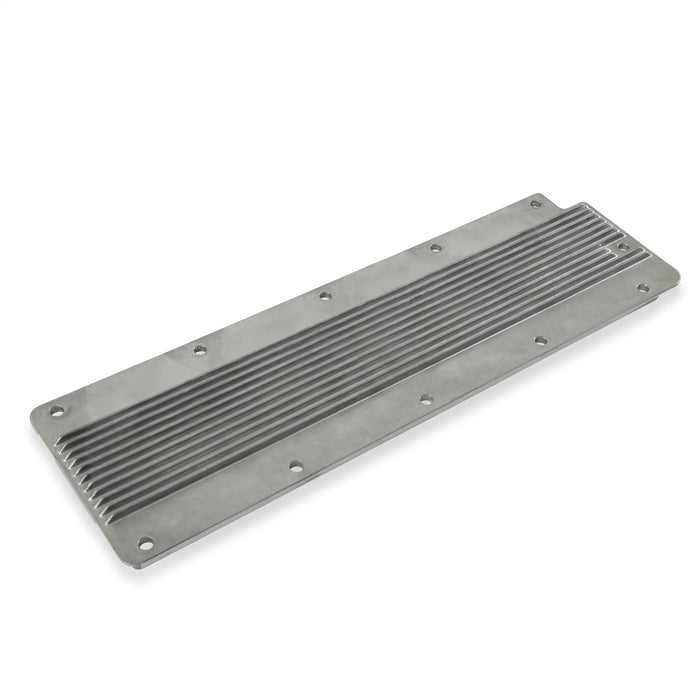Holley 241-266 LS Valley Cover; Finned; Natural Finish; Cast Aluminum; - Truck Part Superstore