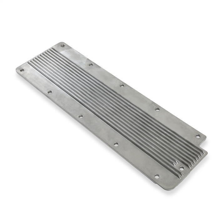 Holley 241-266 LS Valley Cover; Finned; Natural Finish; Cast Aluminum; - Truck Part Superstore