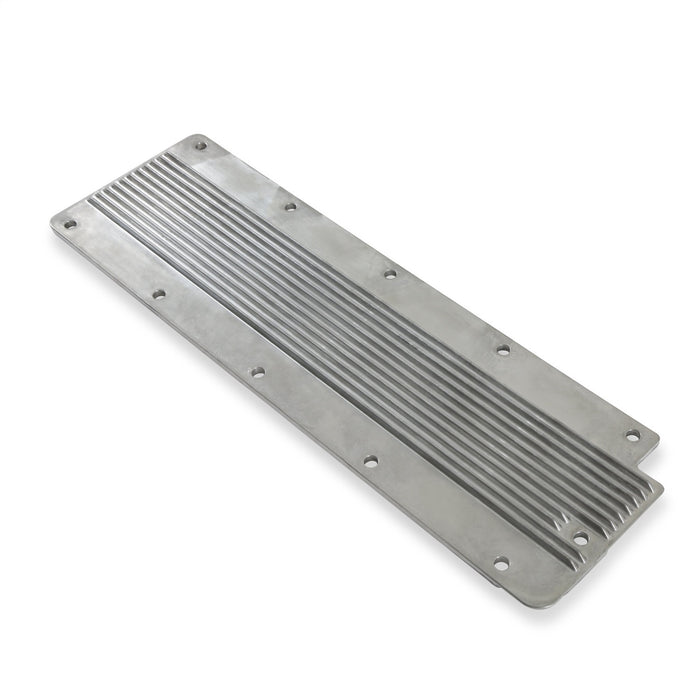 Holley 241-266 LS Valley Cover; Finned; Natural Finish; Cast Aluminum; - Truck Part Superstore