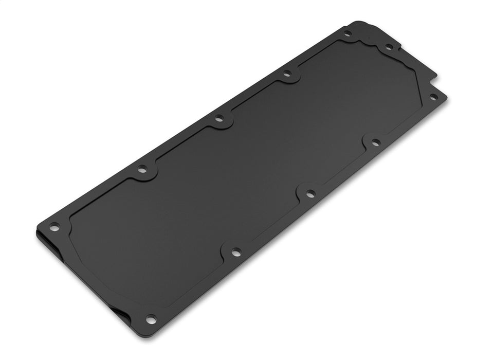 Holley 241-268 LS Valley Cover; Finned; Satin Black Machined Finish; Cast Aluminum; - Truck Part Superstore