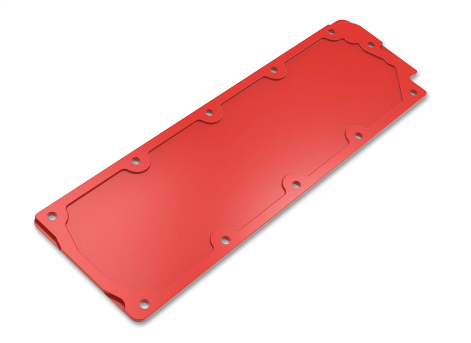 Holley 241-269 LS Valley Cover; Finned; Gloss Red Finish; Cast Aluminum; - Truck Part Superstore
