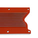 Holley 241-270 LS Valley Cover; Finned; Factory Orange Finish; Cast Aluminum; - Truck Part Superstore
