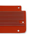 Holley 241-271 LS Valley Cover; Finned; Factory Orange Finish; Cast Aluminum; - Truck Part Superstore