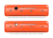 Holley 241-293 Muscle Series Valve Cover Set - Truck Part Superstore