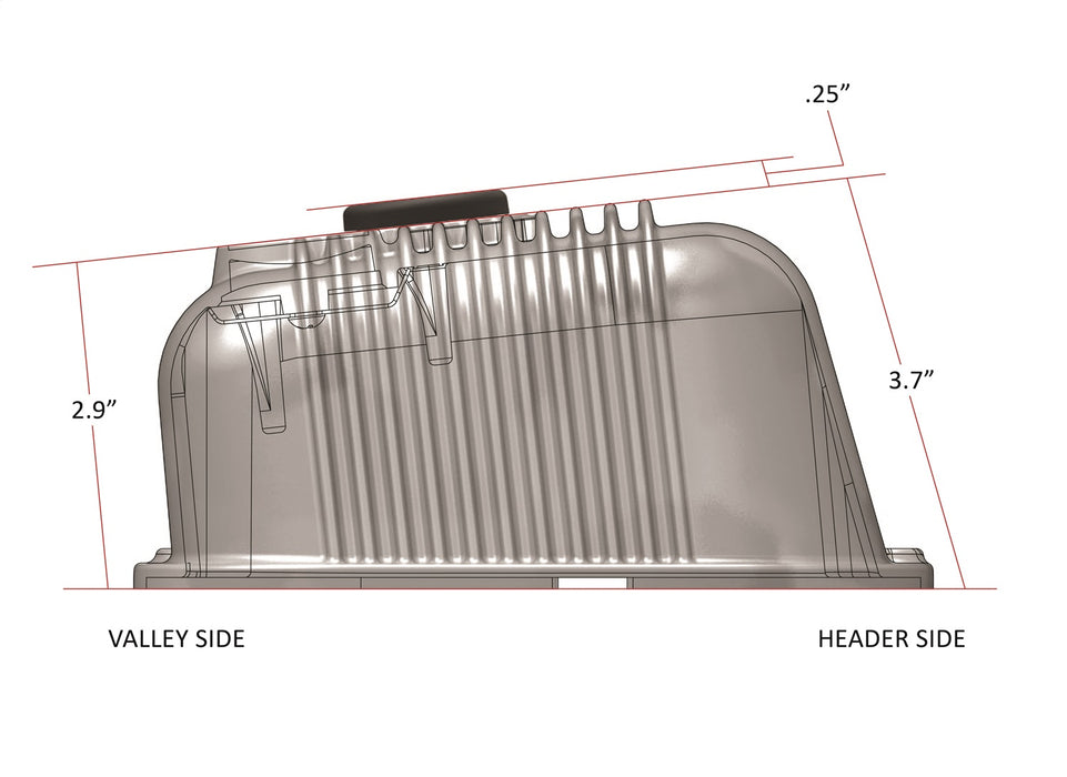 Holley 241-300 Vintage Series Valve Covers - Truck Part Superstore