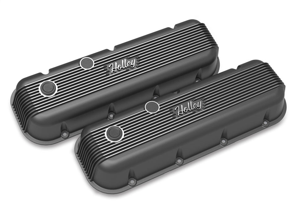 Holley 241-302 Vintage Series Valve Covers - Truck Part Superstore