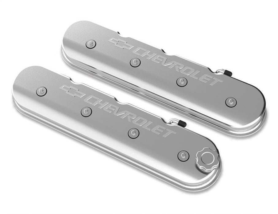 Holley 241-401 GM Licensed LS Valve Cover Set - Truck Part Superstore