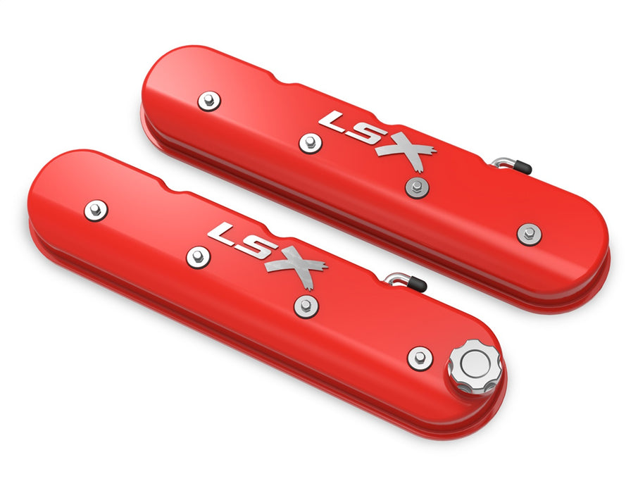 Holley 241-409 GM Licensed LS Valve Cover Set - Truck Part Superstore