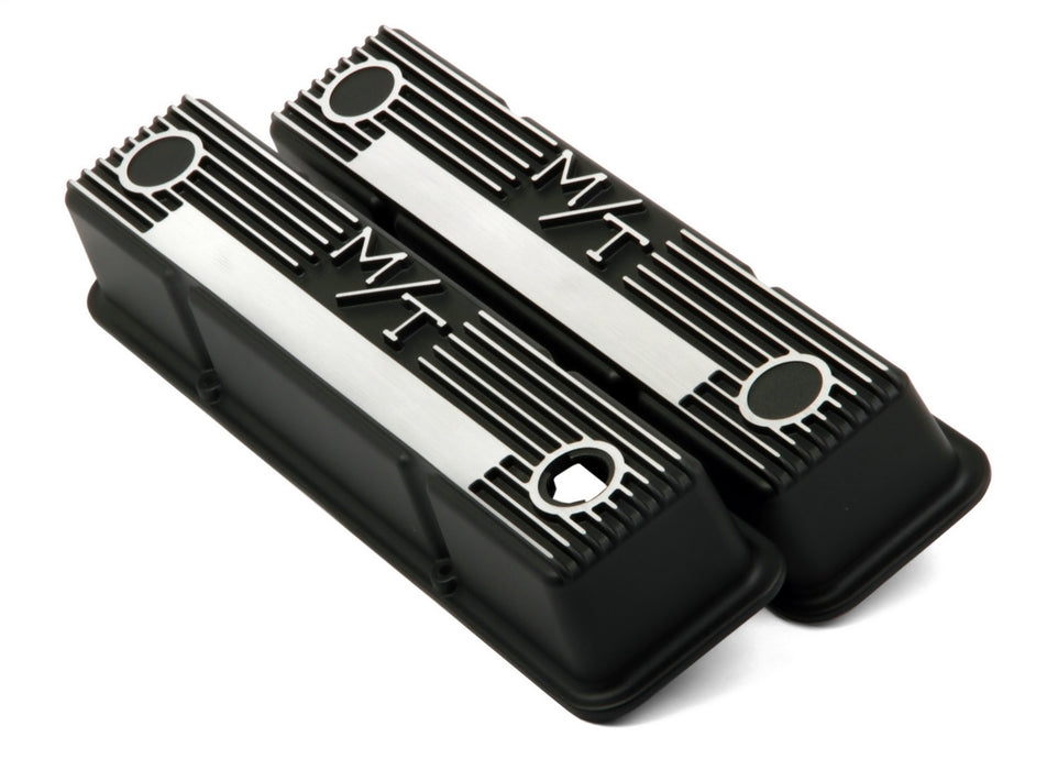 Holley 241-83 M/T Retro Aluminum Valve Covers - Truck Part Superstore