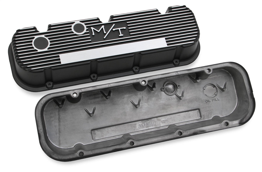 Holley 241-85 M/T Retro Aluminum Valve Covers - Truck Part Superstore