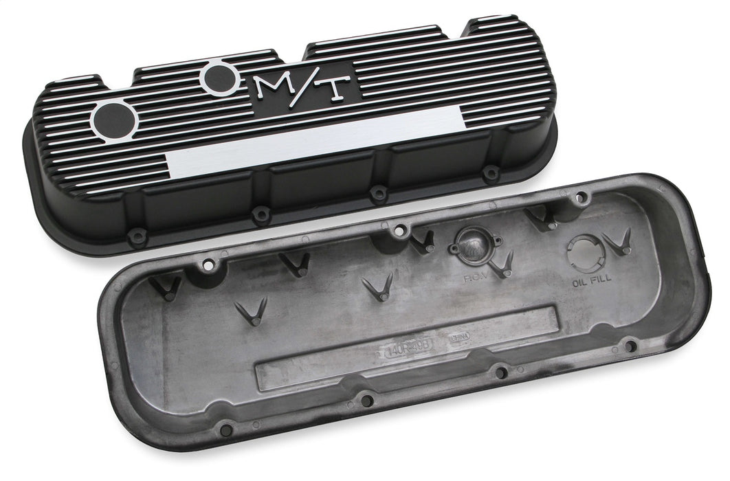 Holley 241-85 M/T Retro Aluminum Valve Covers - Truck Part Superstore