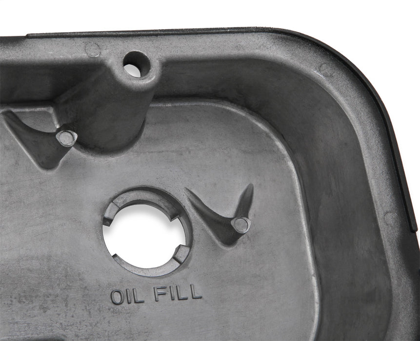 Holley 241-85 M/T Retro Aluminum Valve Covers - Truck Part Superstore