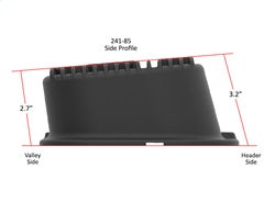 Holley 241-85 M/T Retro Aluminum Valve Covers - Truck Part Superstore