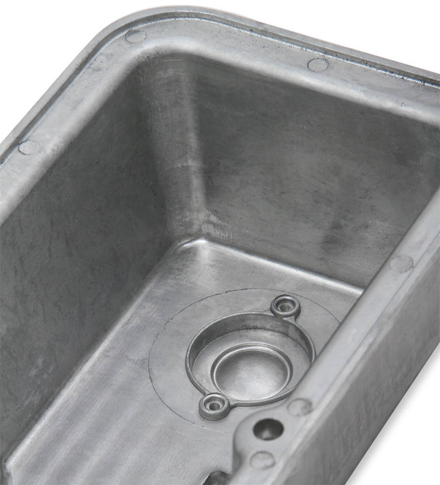 Holley 241-86 M/T Retro Aluminum Valve Covers; Vintage Style Finned; Cast Aluminum; Natural; - Truck Part Superstore