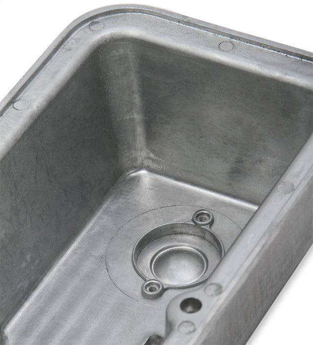 Holley 241-86 M/T Retro Aluminum Valve Covers; Vintage Style Finned; Cast Aluminum; Natural; - Truck Part Superstore