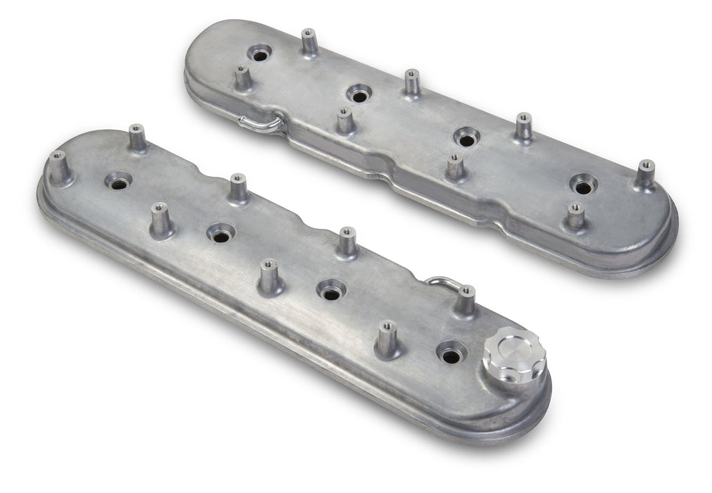 Holley 241-88 LS Valve Cover; Natural Finish; - Truck Part Superstore