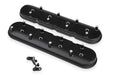 Holley 241-94 LS Valve Cover; For Dry Sump Applications; Black Krinkle Finish; - Truck Part Superstore