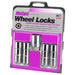 McGard 24109 Chrome Cone Seat Wheel Lock Set (1/2-20 Thread Size) - Set of 4 Locks and 1 Key - Truck Part Superstore