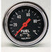 AutoMeter 2412 GAUGE; FUEL PRESSURE; 2 1/16in.; 100PSI; MECHANICAL; TRADITIONAL CHROME - Truck Part Superstore