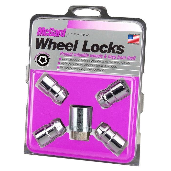 McGard 24131 Cone Seat Exposed Style Wheel Locks-Chrome - Truck Part Superstore