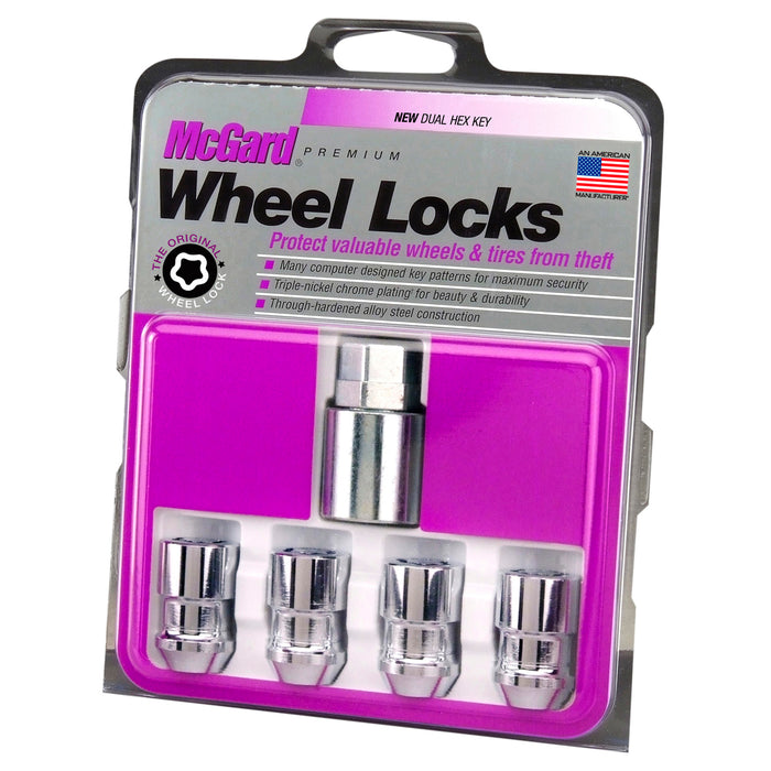 McGard 24137 Cone Seat Exposed Style Wheel Locks-Chrome - Truck Part Superstore